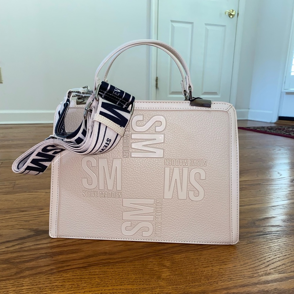 STEVE MADDEN vanilla bmateo tote crossbody bag TIKTOK viral NWT - Picture 1 of 8